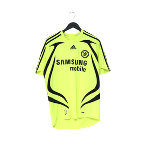2007/08 Drogba #11 Chelsea Vintage adidas Away Football Shirt (M)