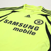 2007/08 Drogba #11 Chelsea Vintage adidas Away Football Shirt (M)