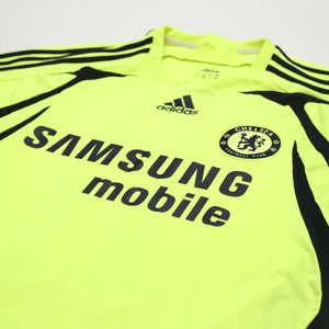 2007/08 Drogba #11 Chelsea Vintage adidas Away Football Shirt (M)