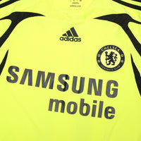 2007/08 Drogba #11 Chelsea Vintage adidas Away Football Shirt (M)