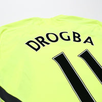 2007/08 Drogba #11 Chelsea Vintage adidas Away Football Shirt (M)