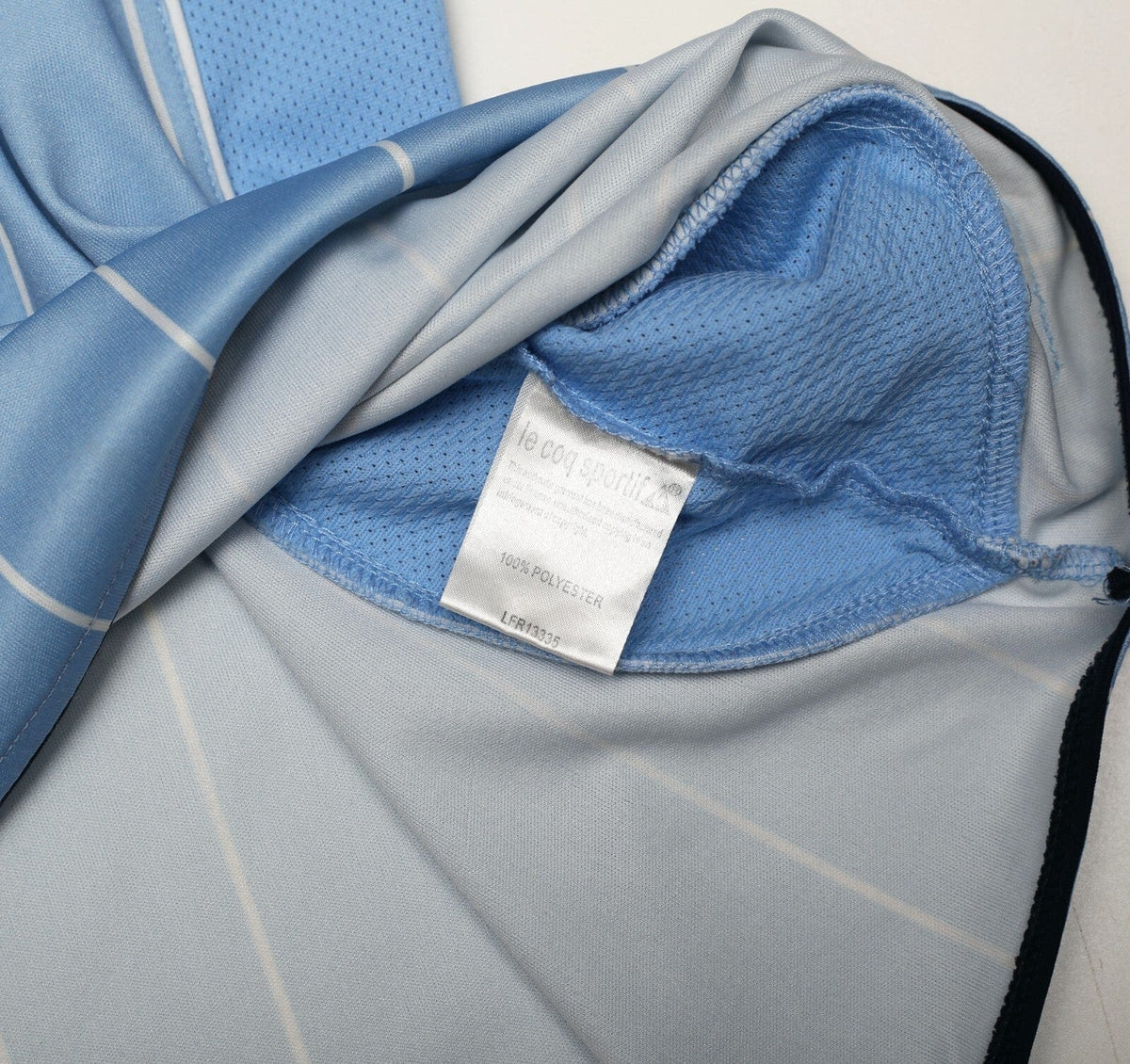 2007/08 ELANO #11 Manchester City Vintage le coq sportif Football Shirt (XL)