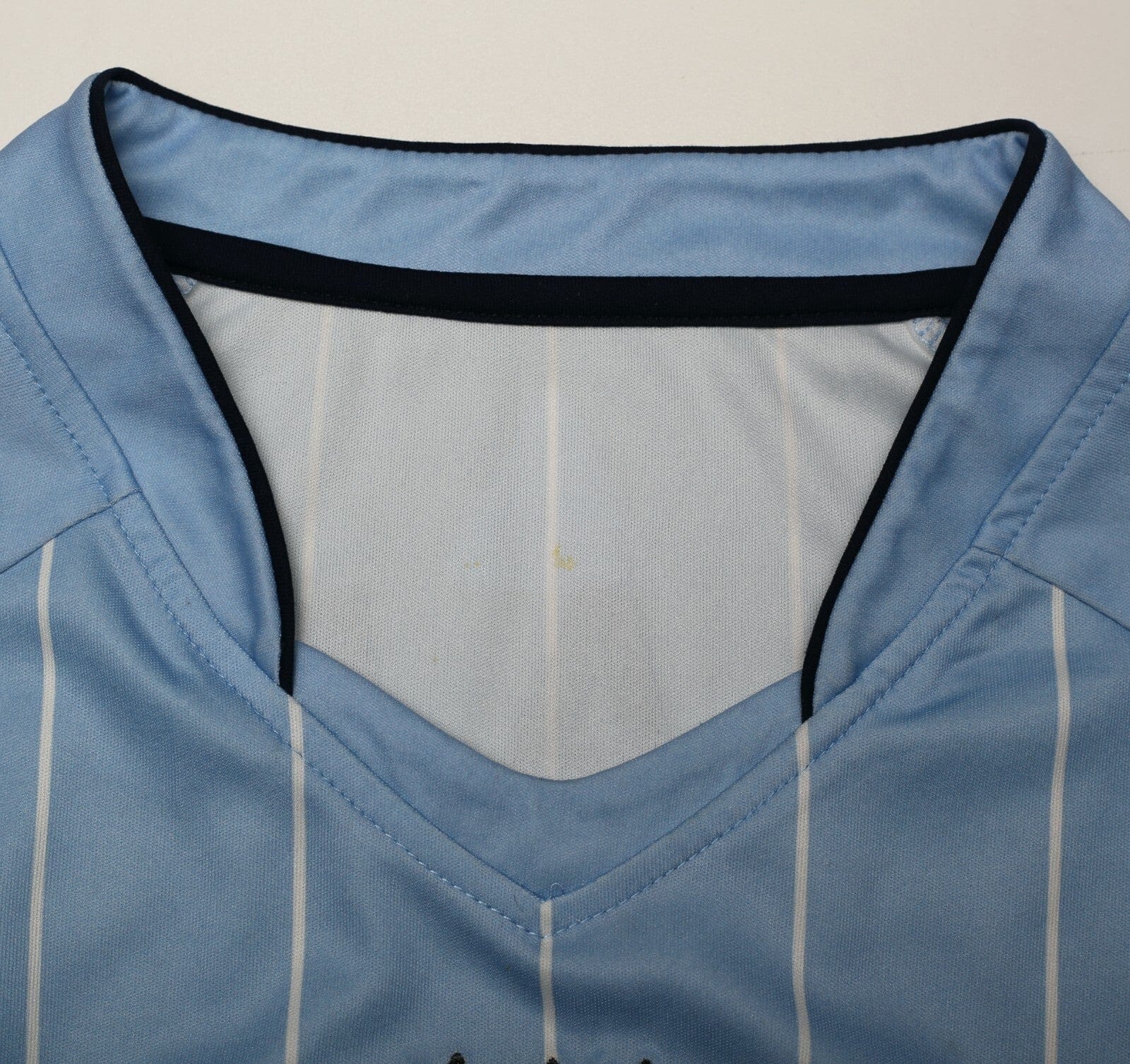 2007/08 ELANO #11 Manchester City Vintage le coq sportif Football Shirt (XL)