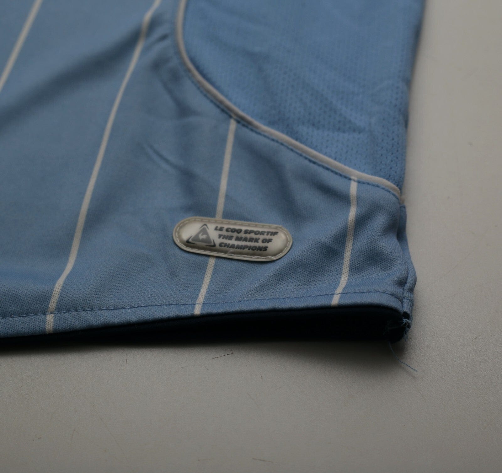 2007/08 ELANO #11 Manchester City Vintage le coq sportif Football Shirt (XL)