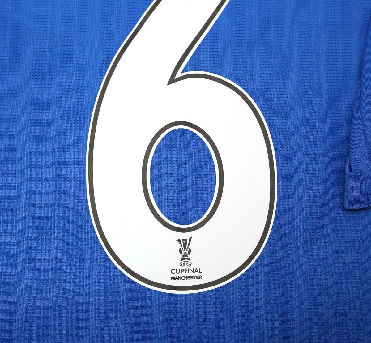 2007/08 FERGUSON #6 Rangers Vintage Umbro UEFA Cup Final Football Shirt (L/XL)