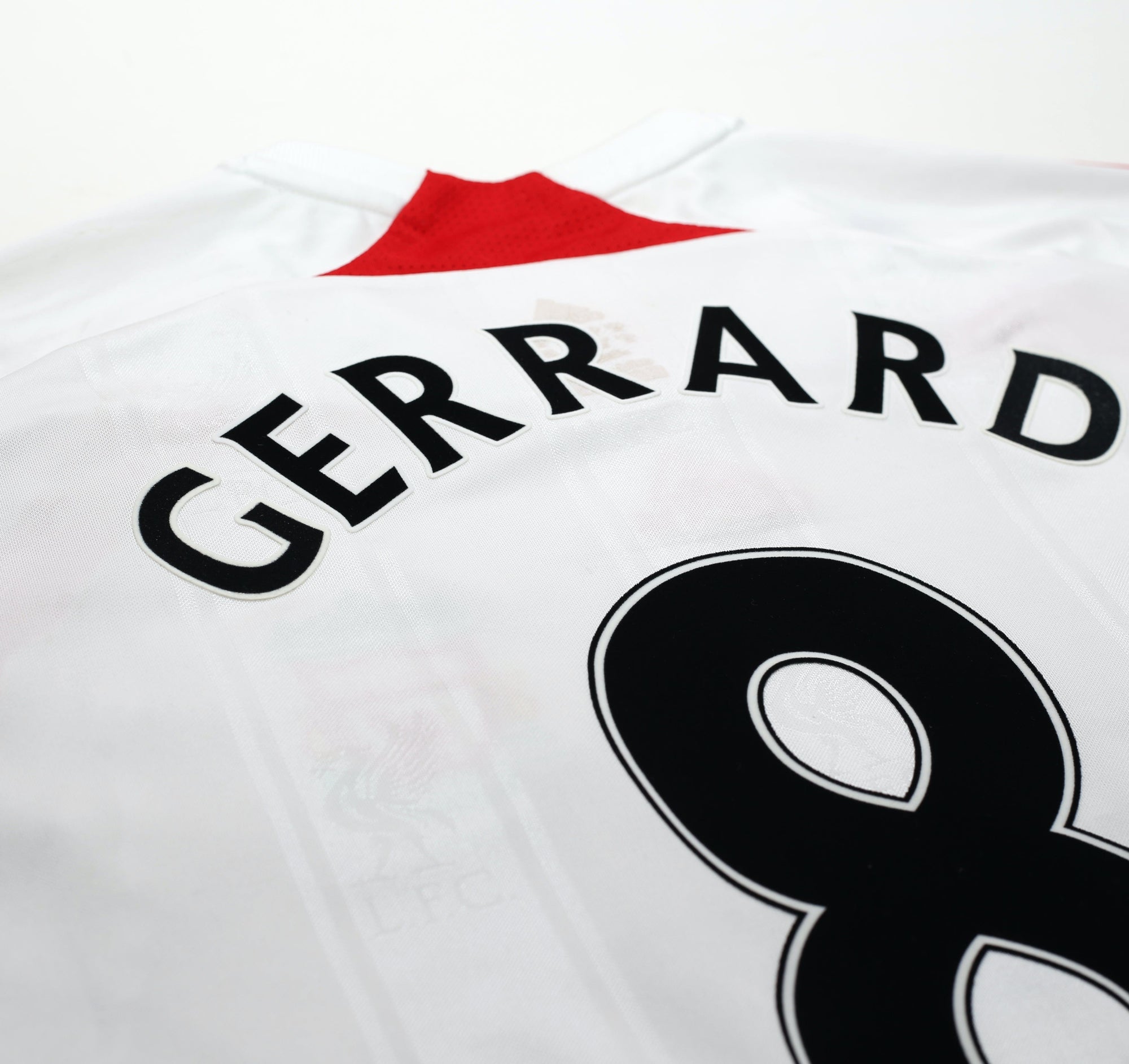 2007/08 GERRARD #8 Liverpool adidas Away Football Shirt (XL)
