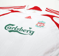 2007/08 GERRARD #8 Liverpool adidas Away Football Shirt (XL)
