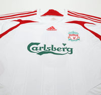 2007/08 GERRARD #8 Liverpool adidas Away Football Shirt (XL)