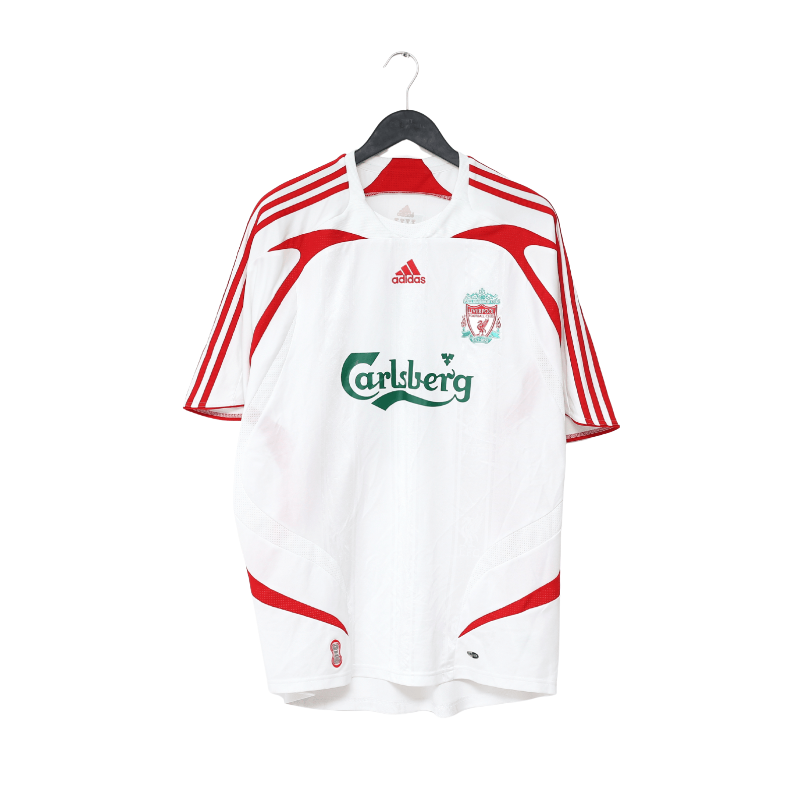 2007/08 GERRARD #8 Liverpool adidas Away Football Shirt (XL)