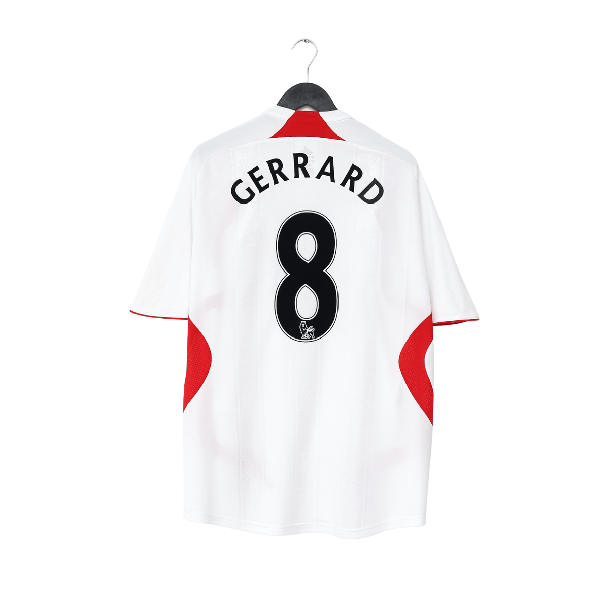2007/08 GERRARD #8 Liverpool adidas Away Football Shirt (XL)