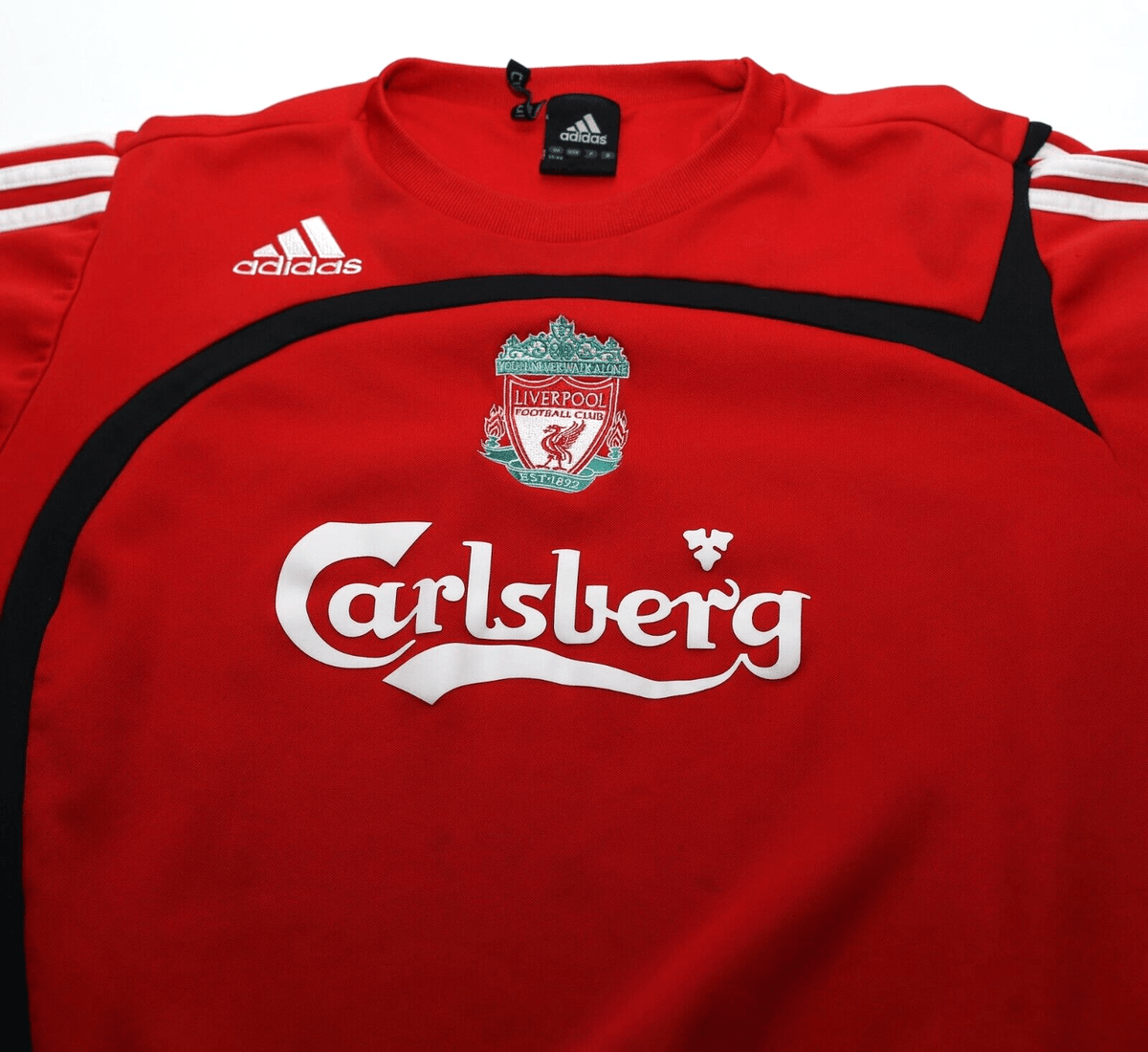2007/08 LIVERPOOL adidas Climawarm Football Sweatshirt Training Top (M) 38/40