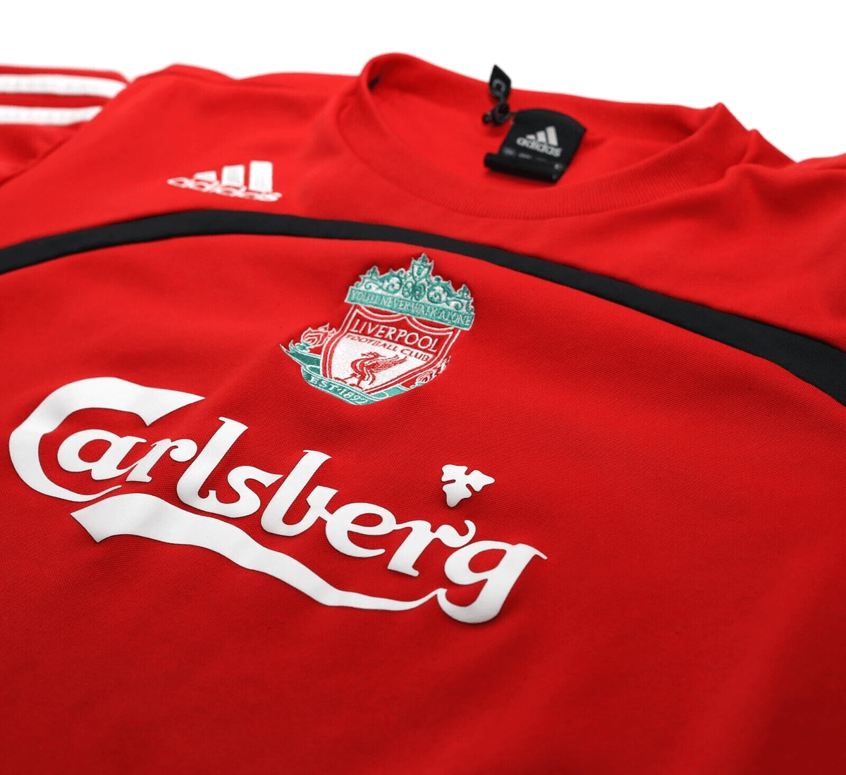 2007/08 LIVERPOOL adidas Climawarm Football Sweatshirt Training Top (M) 38/40