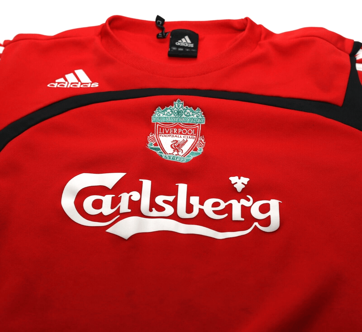 2007/08 LIVERPOOL adidas Climawarm Football Sweatshirt Training Top (M) 38/40