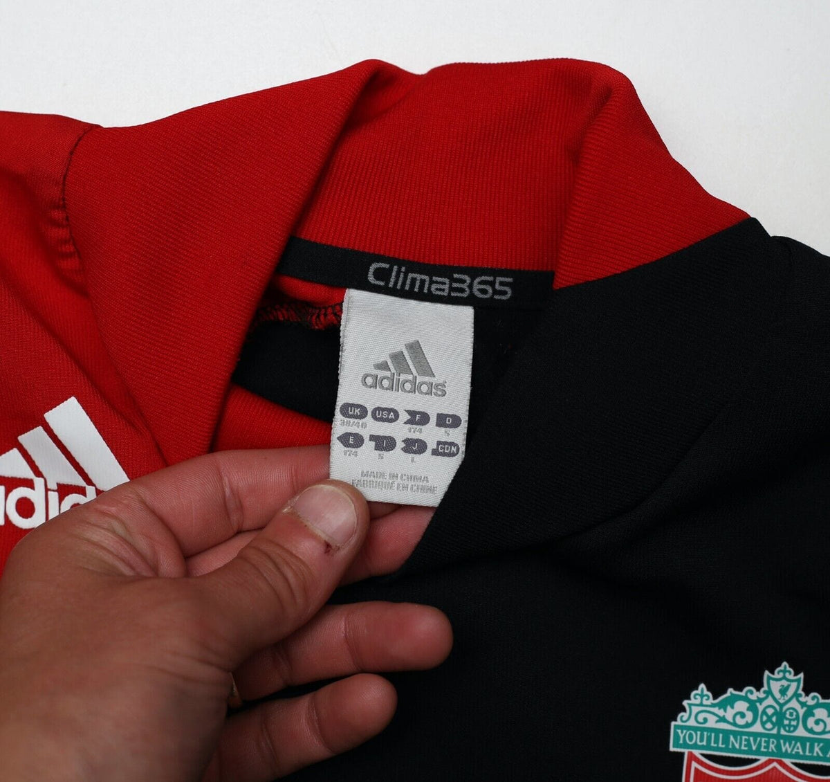 2007/08 LIVERPOOL adidas Formotion Football Player Issue Training Top (M)