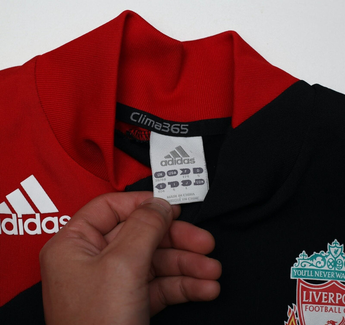2007/08 LIVERPOOL adidas Formotion Football Player Issue Training Top (M)