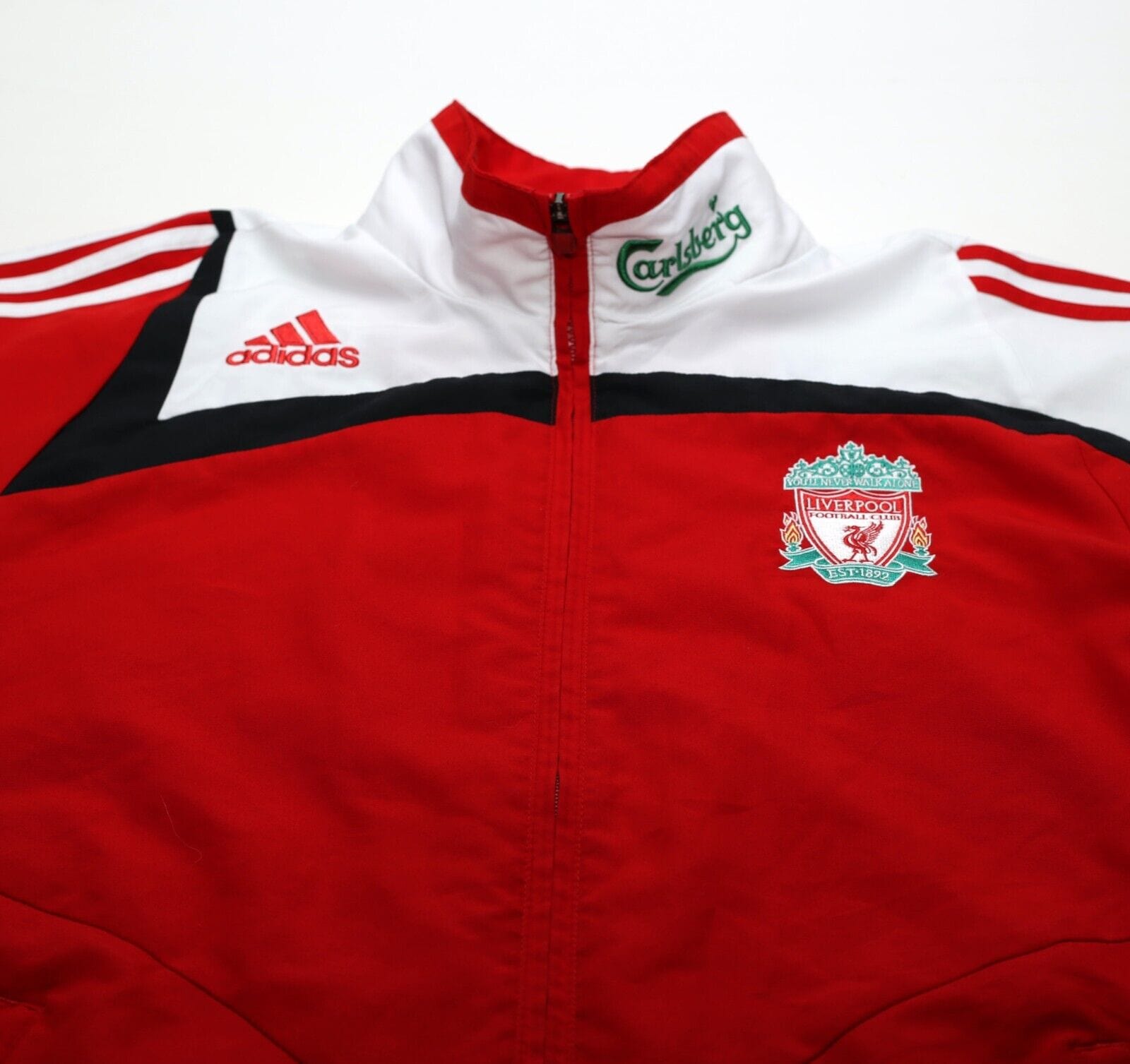 2007/08 LIVERPOOL Vintage adidas Football Track Top Jacket (M)