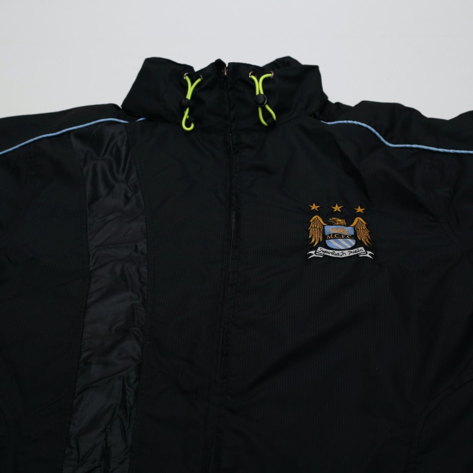 2007/08 Manchester City Vintage le coq sportif Football Training Jacket (S)