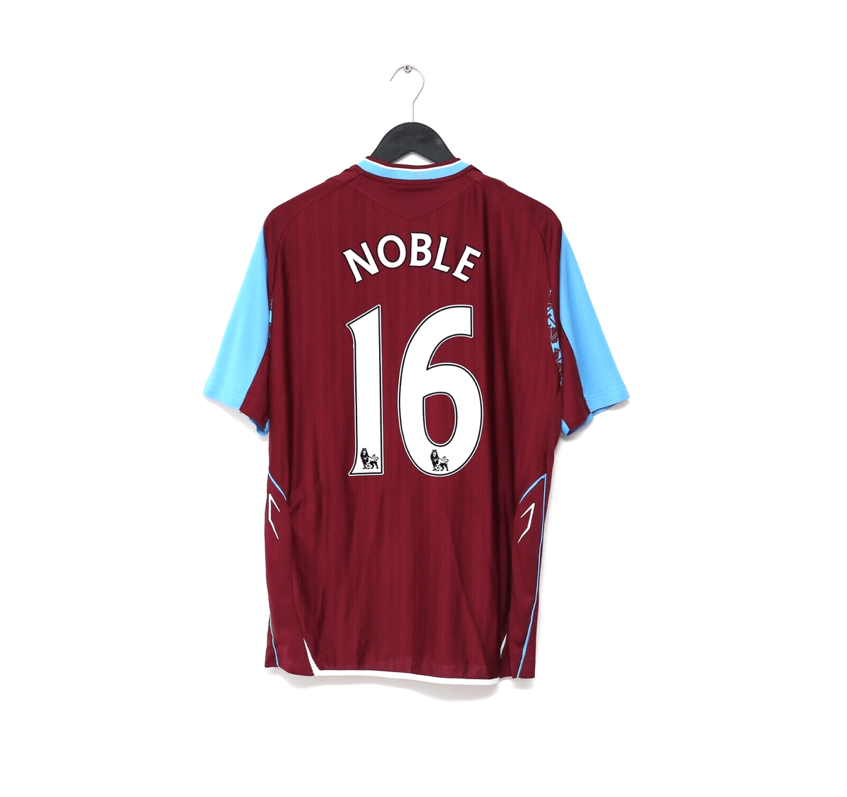 2007/08 NOBLE #16 West Ham United Vintage Umbro Football Shirt (L)