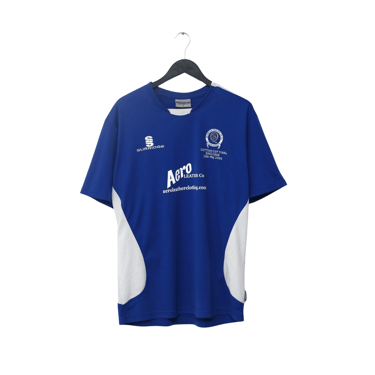 2007/08 Queen Of The South Surridge Home Scottish Cup Final Football Shirt (M)
