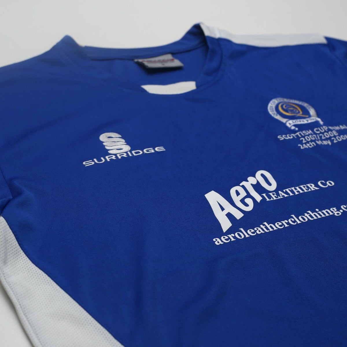 2007/08 Queen Of The South Surridge Home Scottish Cup Final Football Shirt (M)