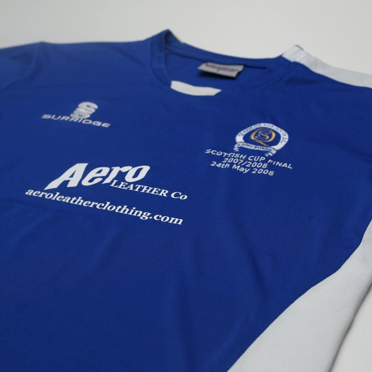 2007/08 Queen Of The South Surridge Home Scottish Cup Final Football Shirt (M)