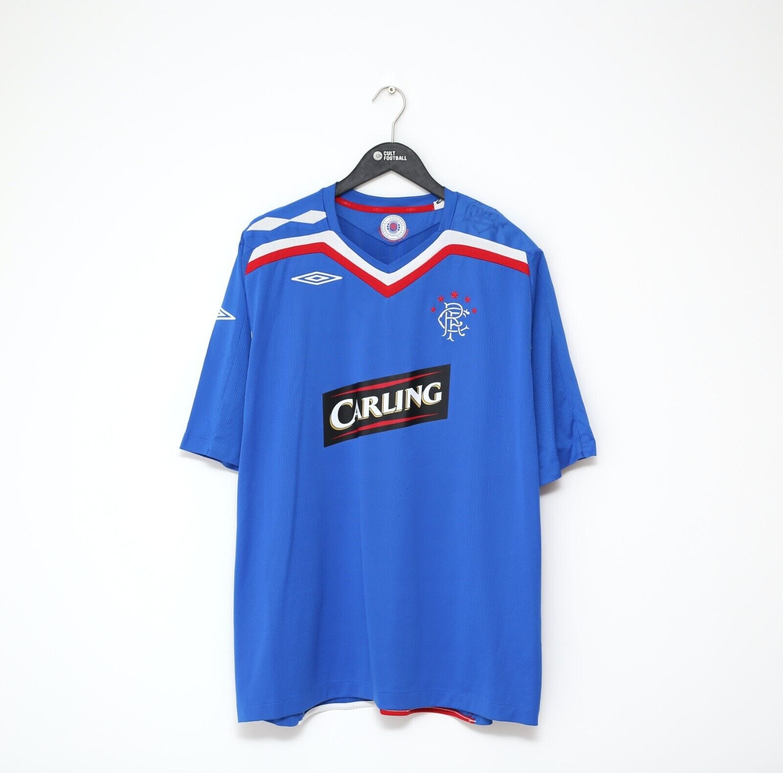 2007/08 RANGERS Vintage Umbro Home Football Shirt Jersey