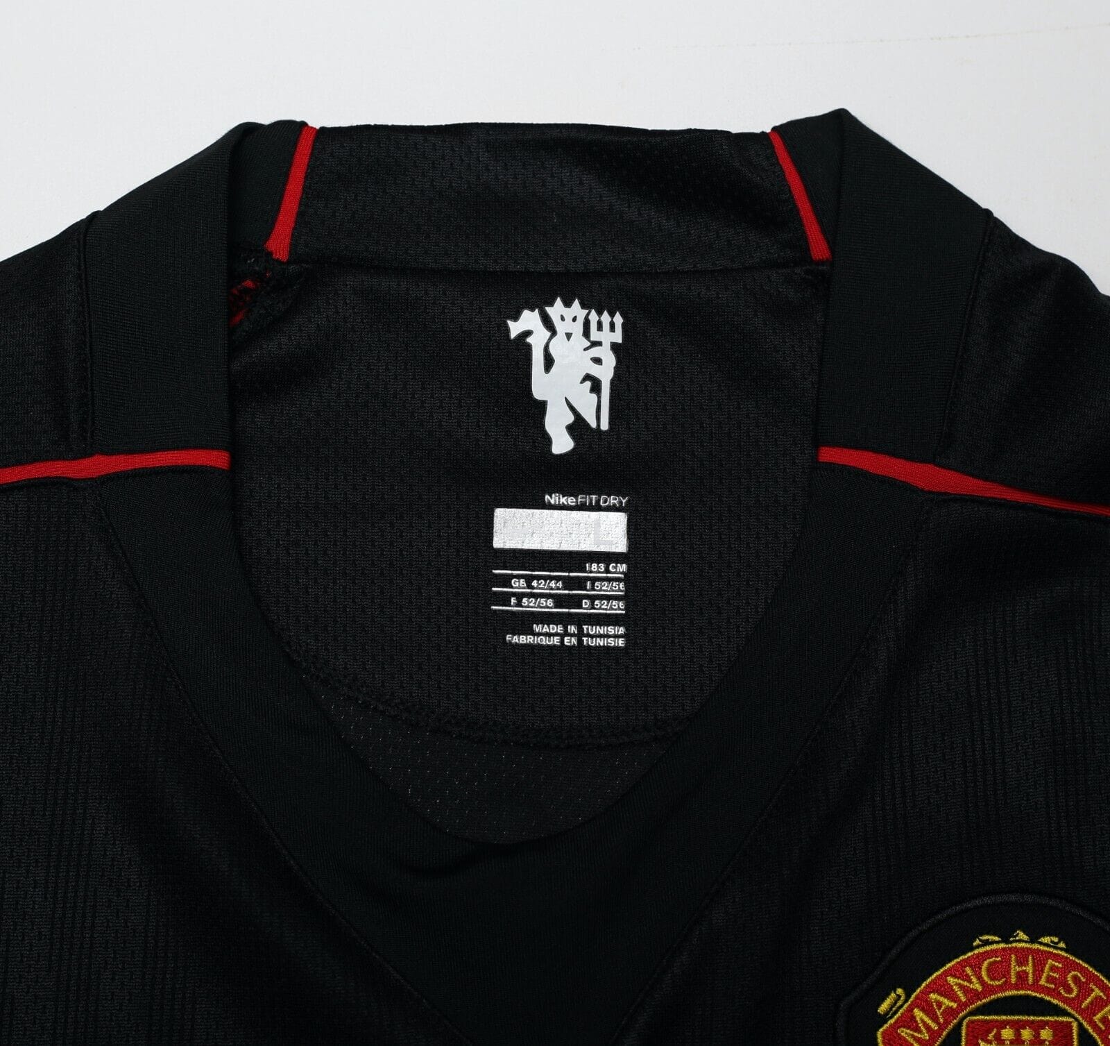 2007/08 RONALDO #7 Manchester United Vintage Nike Away Football Shirt (M/L)