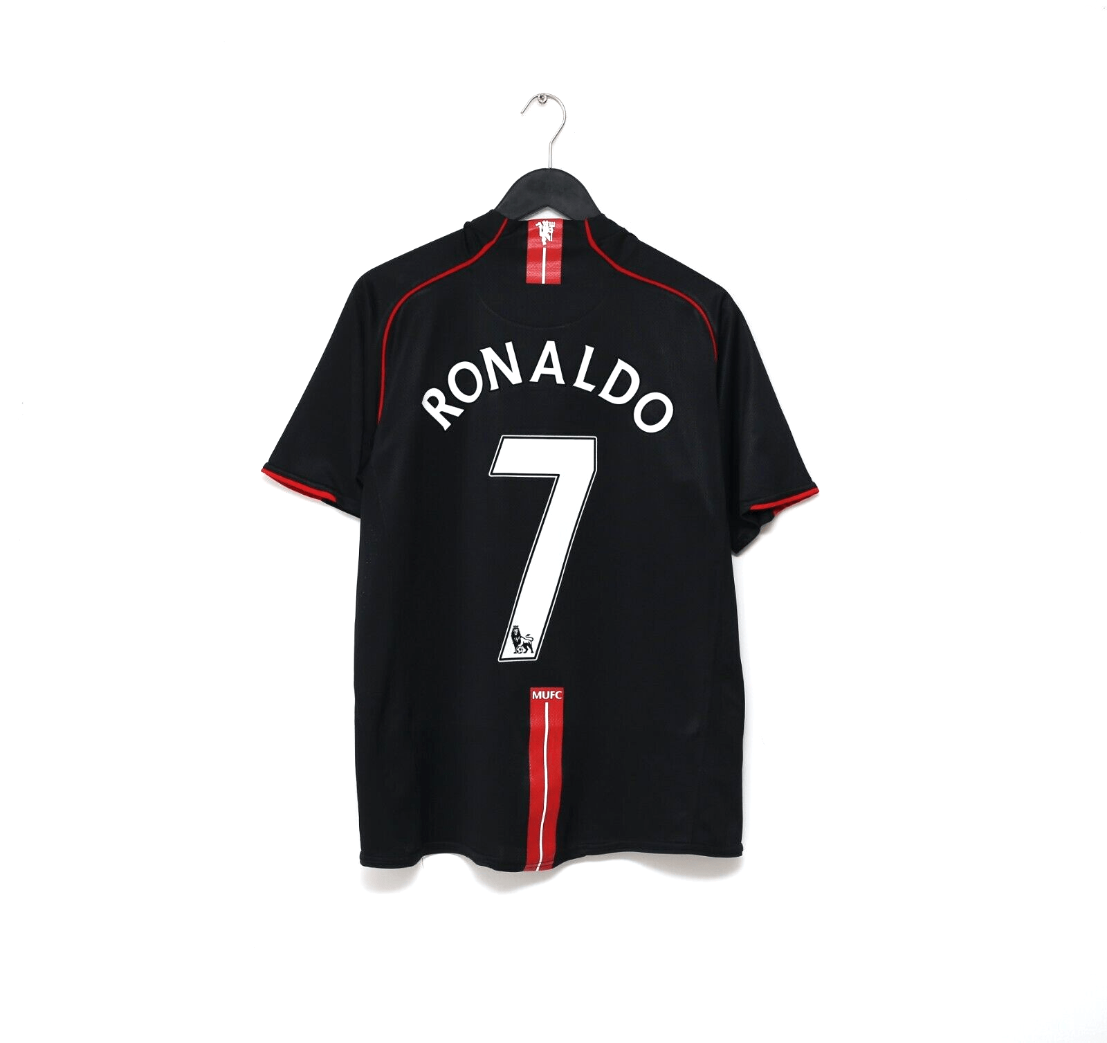 2007/08 RONALDO #7 Manchester United Vintage Nike Away Football Shirt (M/L)