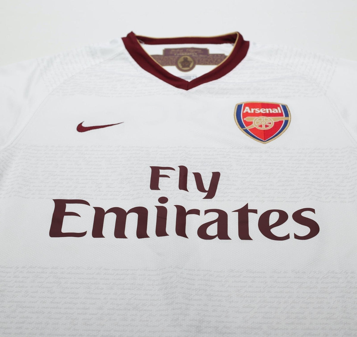 2007/08 ROSICKY #7 Arsenal Vintage Nike Away Football Shirt (M)