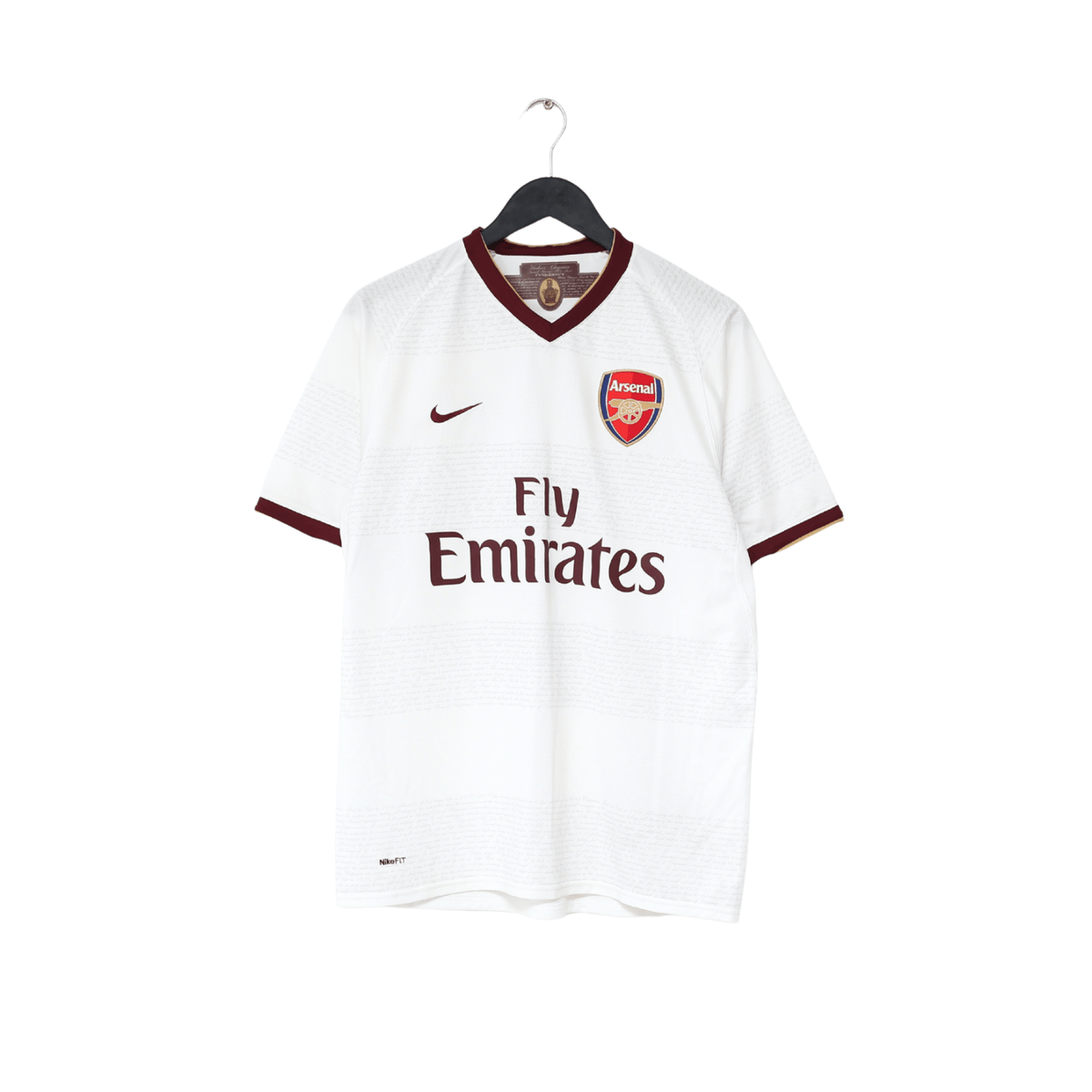 2007/08 ROSICKY #7 Arsenal Vintage Nike Away Football Shirt (M)
