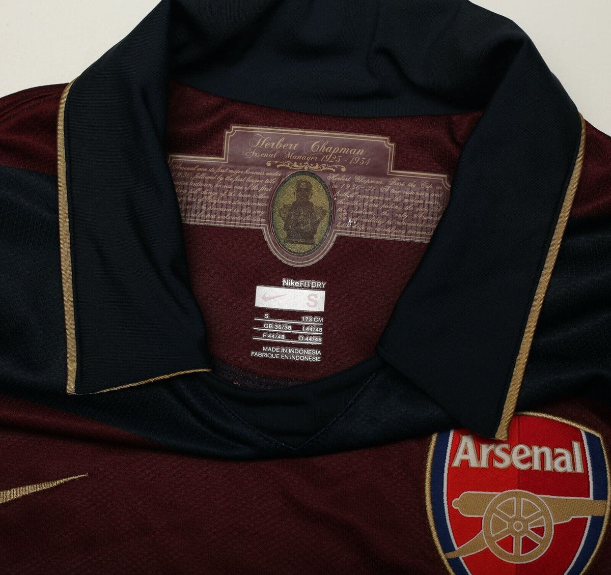 2007/08 ROSICKY #7 Arsenal Vintage Nike Third Football Shirt (S)