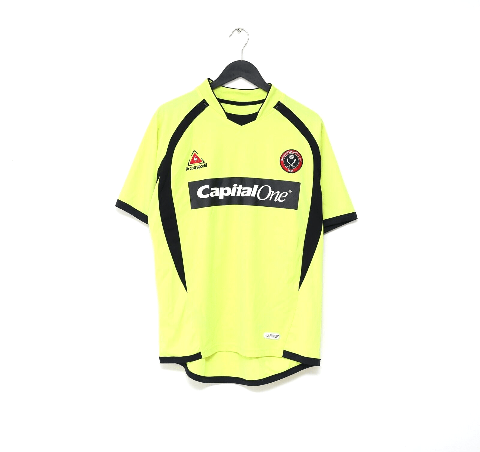 2007/08 SHEFFIELD UNITED Vintage le coq sportif Away Football Shirt (L)