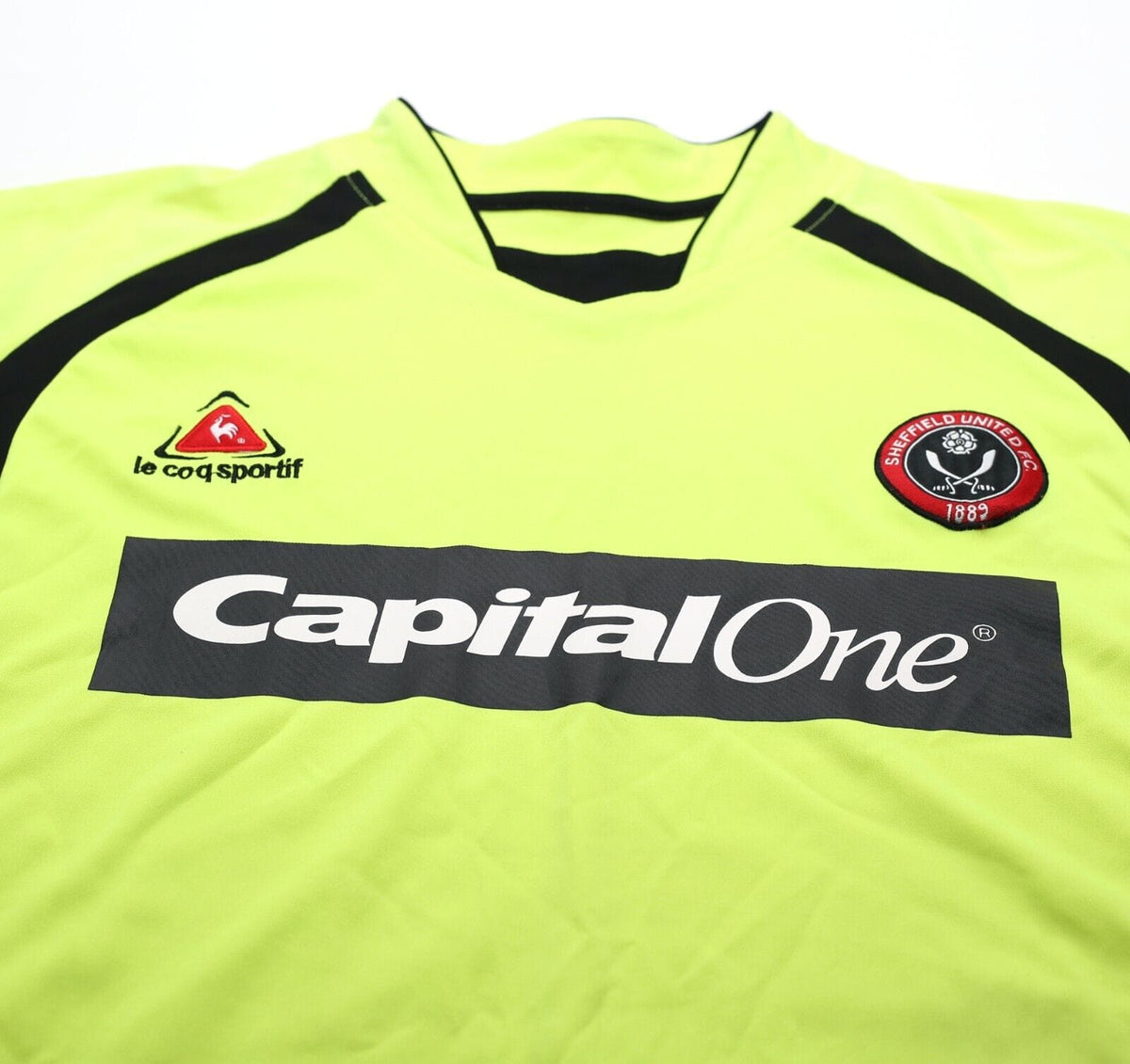 2007/08 SHEFFIELD UNITED Vintage le coq sportif Away Football Shirt (L)