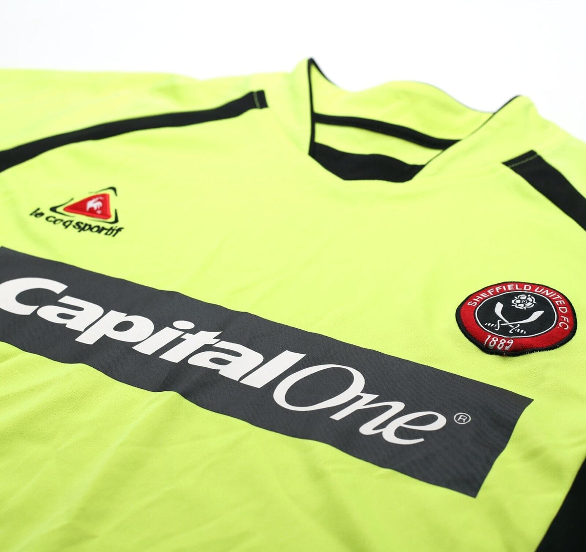 2007/08 SHEFFIELD UNITED Vintage le coq sportif Away Football Shirt (L)