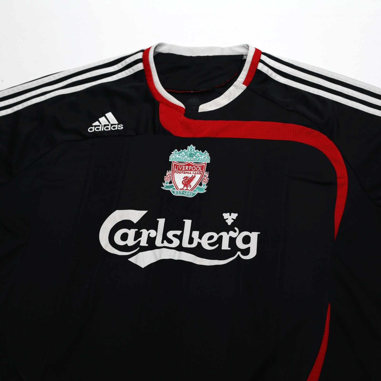 2007/08 Torres #9 Liverpool adidas Third Football Shirt (L)