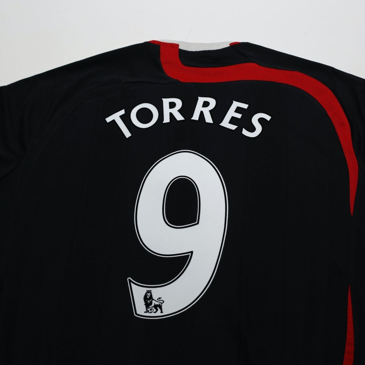 2007/08 Torres #9 Liverpool adidas Third Football Shirt (L)