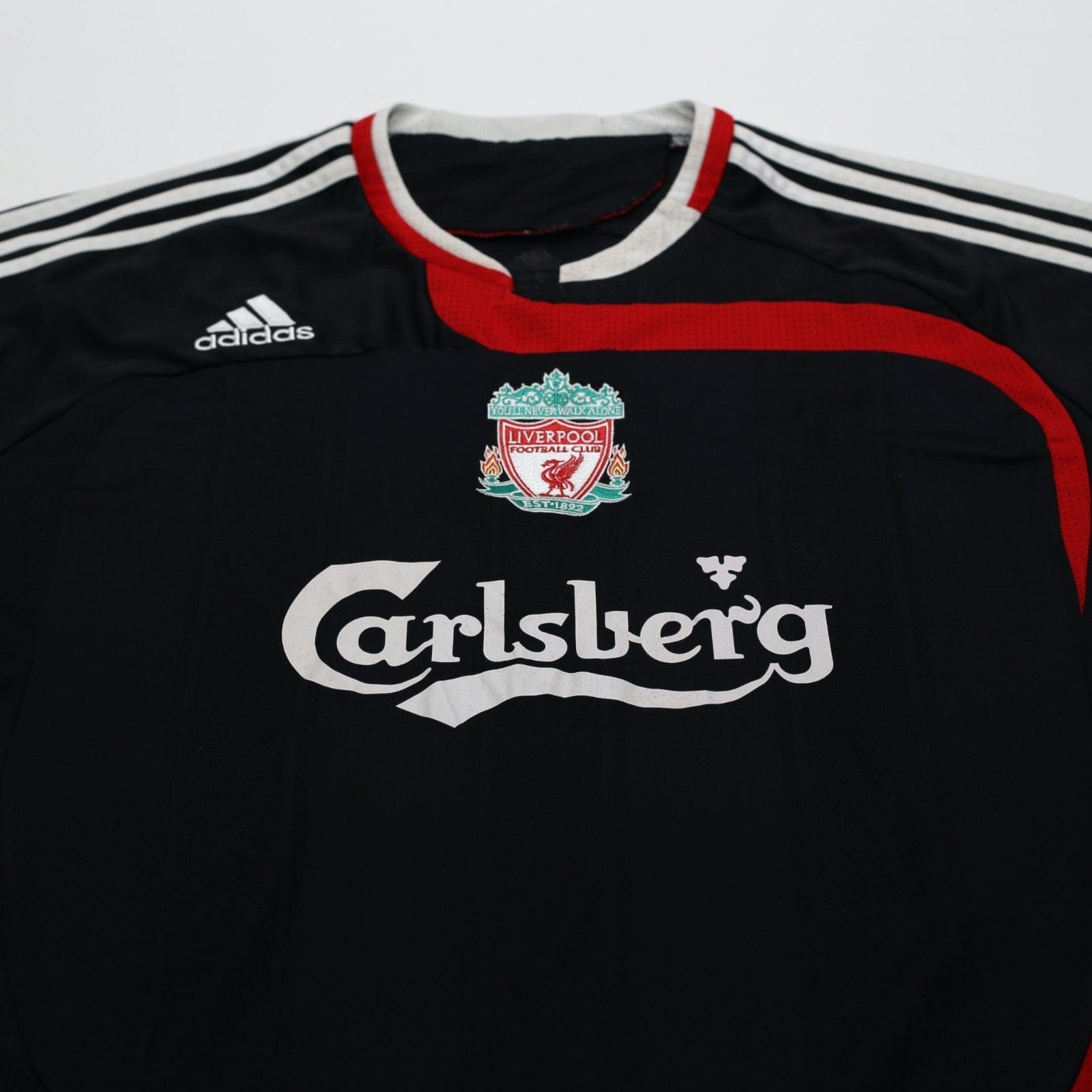 2007/08 Torres #9 Liverpool adidas Third Football Shirt (L)