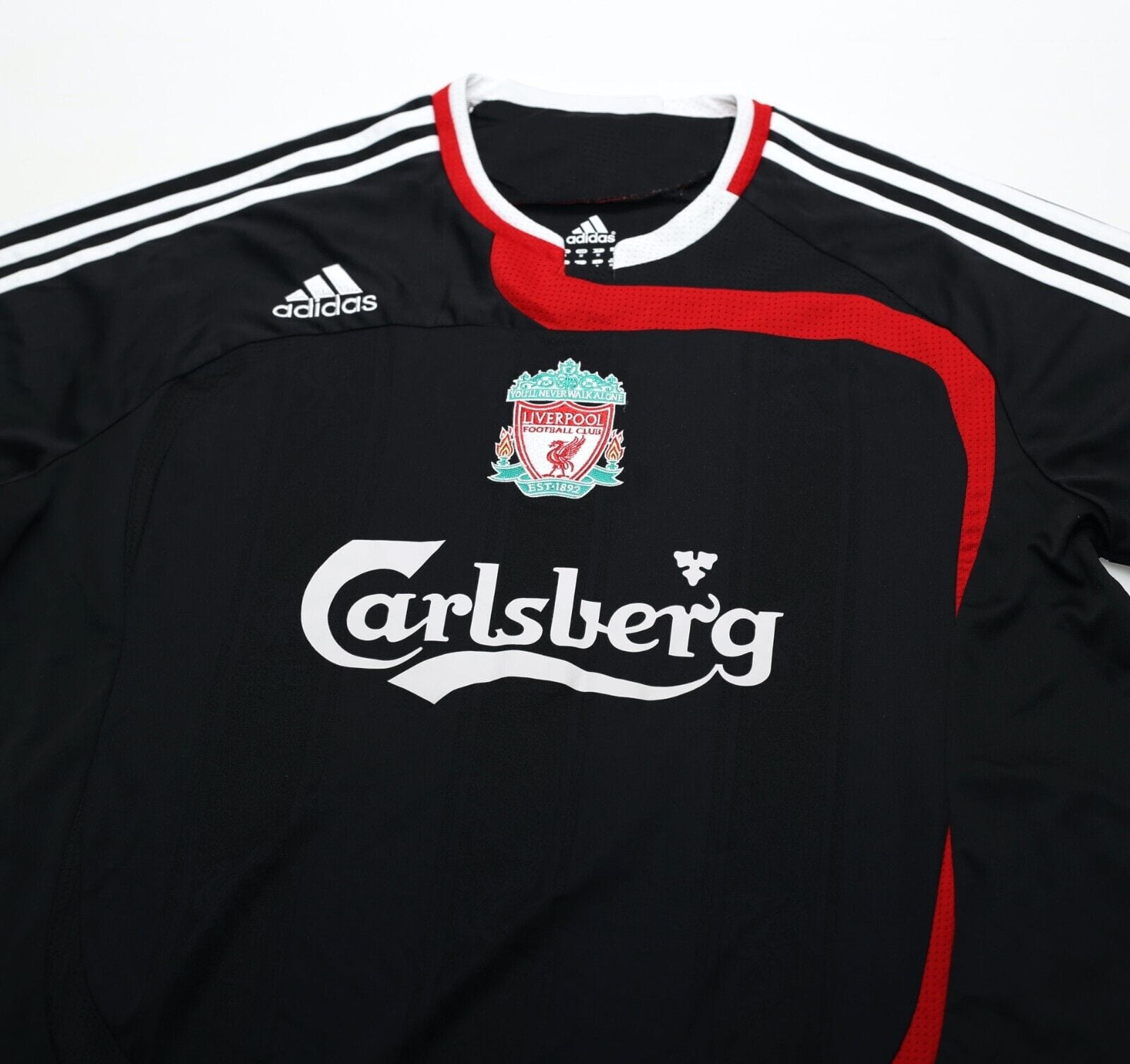 2007/08 TORRES #9 Liverpool adidas Third Football Shirt (M)