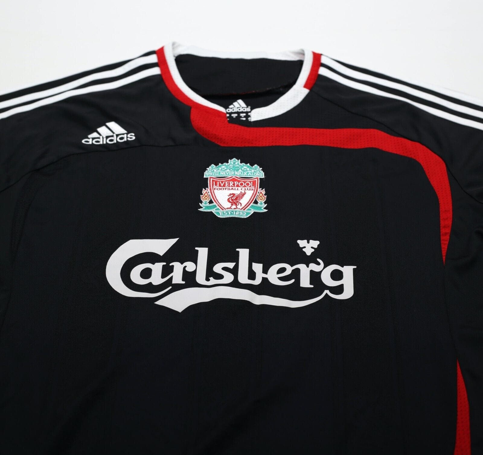 2007/08 TORRES #9 Liverpool adidas Third Football Shirt (M)