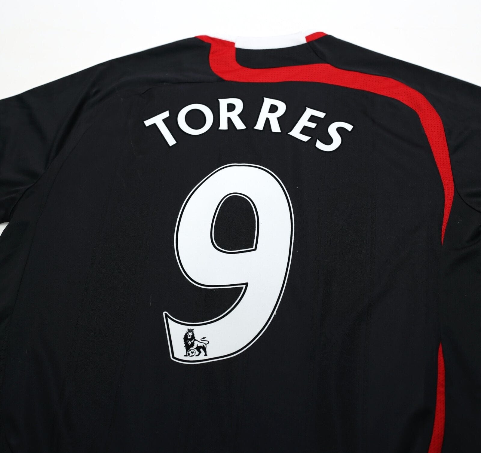 2007/08 TORRES #9 Liverpool adidas Third Football Shirt (M)