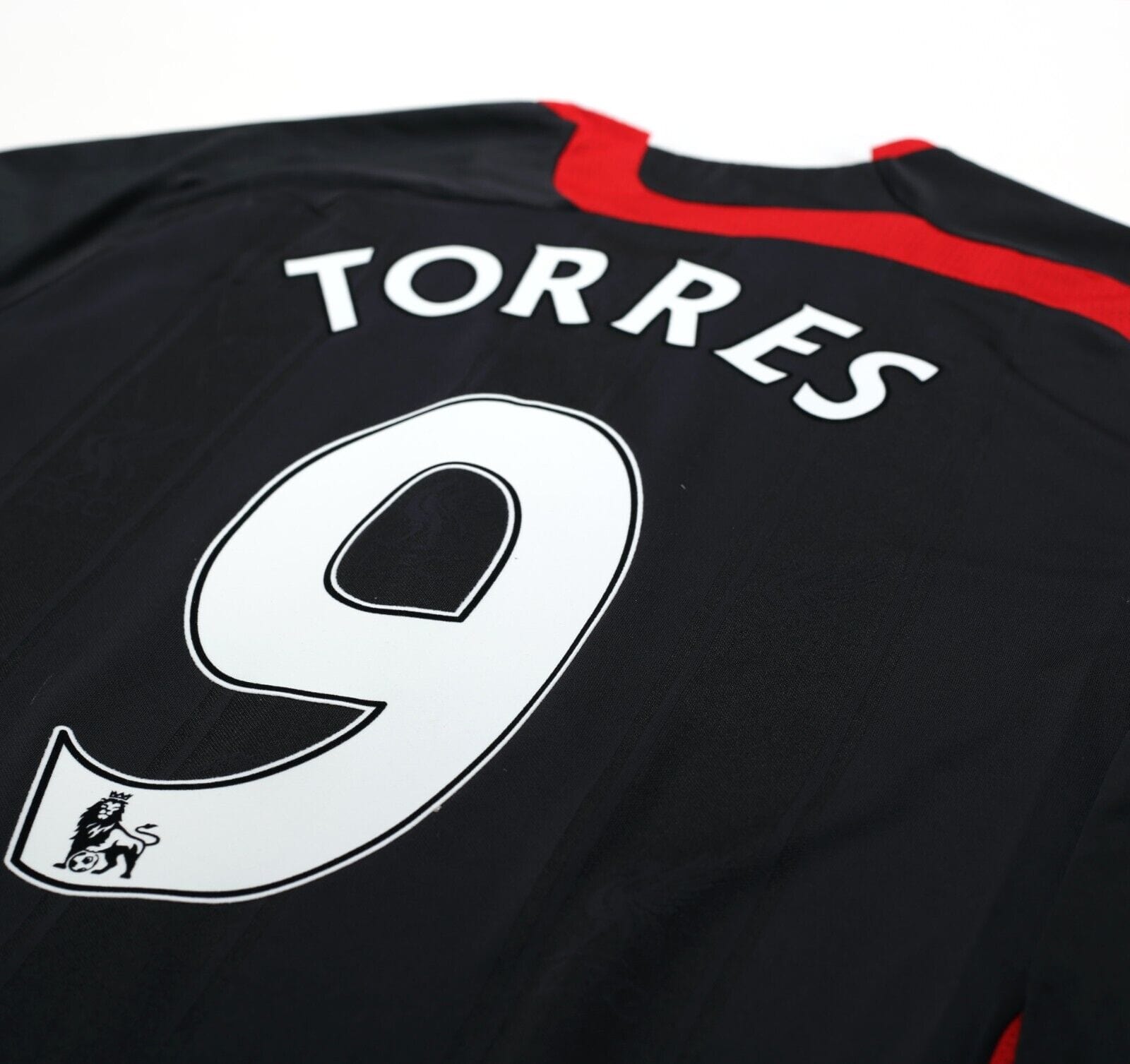 2007/08 TORRES #9 Liverpool adidas Third Football Shirt (M)