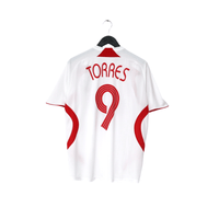 2007/08 Torres #9 Liverpool Vintage adidas Away Football Shirt (S) 34/36