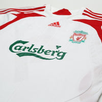 2007/08 Torres #9 Liverpool Vintage adidas Away Football Shirt (S) 34/36