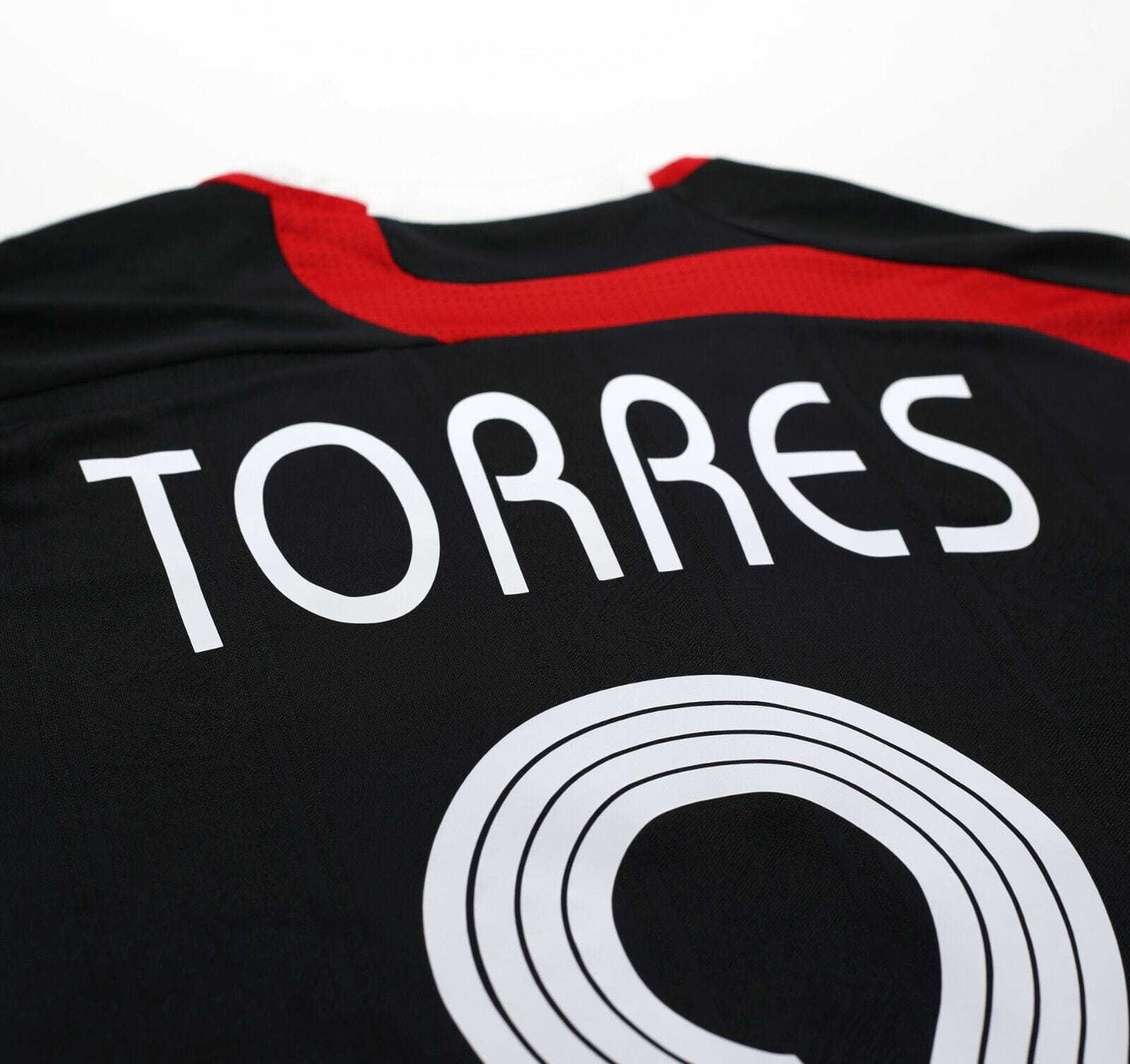2007/08 TORRES #9 Liverpool Vintage adidas Third Football Shirt Jersey (M)
