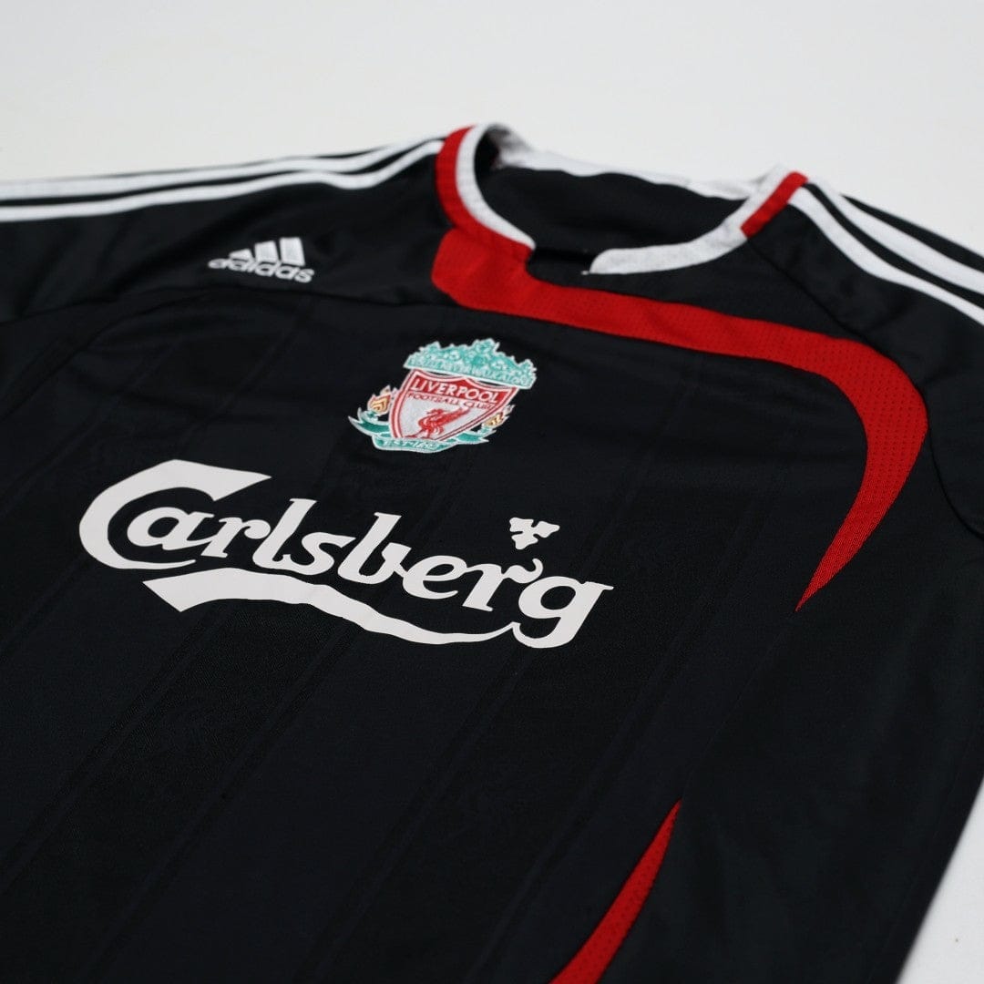 2007/08 Torres #9 Liverpool Vintage adidas Third L/S Football Shirt (S)