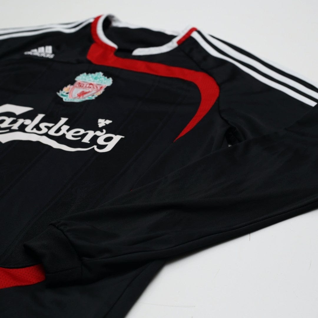 2007/08 Torres #9 Liverpool Vintage adidas Third L/S Football Shirt (S)