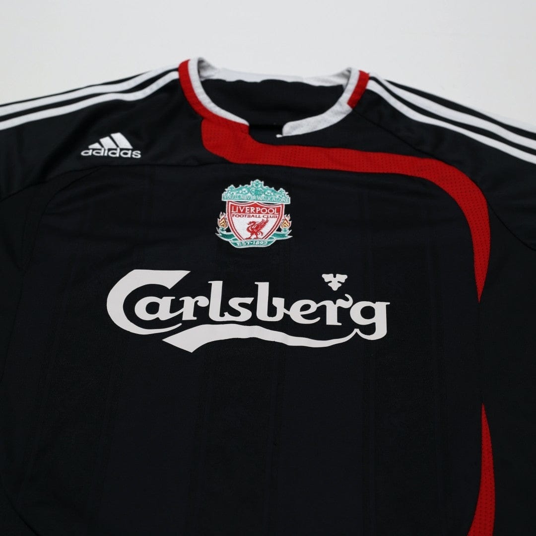 2007/08 Torres #9 Liverpool Vintage adidas Third L/S Football Shirt (S)