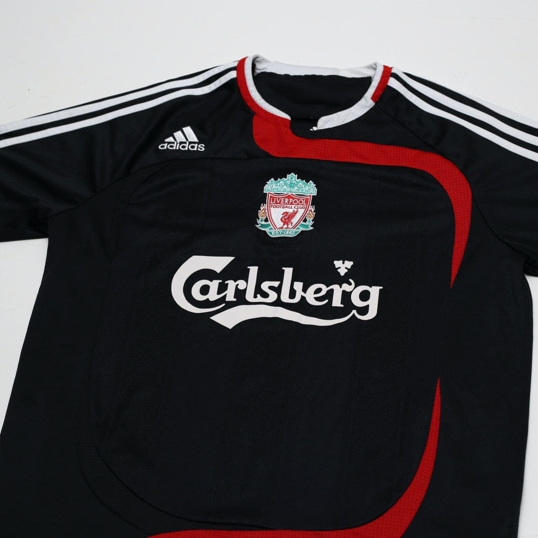 2007/08 Torres #9 Liverpool Vintage adidas Third L/S Football Shirt (S)