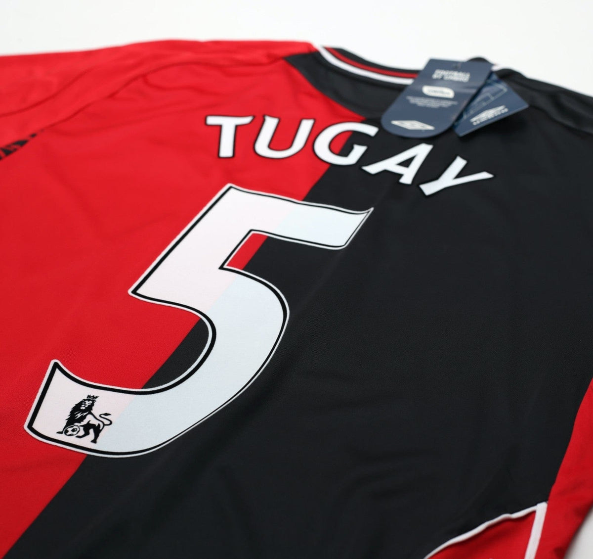 2007/08 TUGAY #5 Blackburn Rovers Vintage Umbro Away Football Shirt (S)