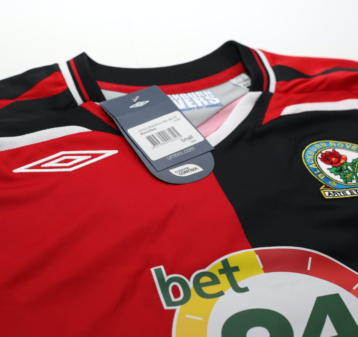 2007/08 TUGAY #5 Blackburn Rovers Vintage Umbro Away Football Shirt (S)